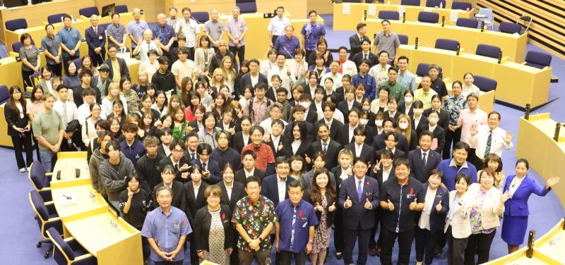 那覇市若者ミライ議会　集合写真