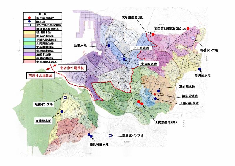 施設の地図